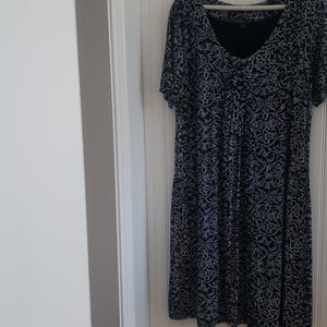 Fresh Produce multi-blue print dress